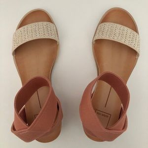 Mini Wedge Ankle Strap Sandal